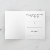 クリスマスカトリックのミサ提供カード シーズンカード (内部)