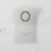 クリスマスカドル サンキューカード (内部)