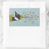 クリスマスカナダのガチョウのシール 長方形シール (バッグ)