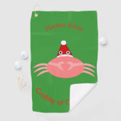 クリスマスカニカスタムのゴルフタオル ゴルフタオル (インサイチュ)
