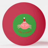 クリスマスカニカスタムピンポンボール 卓球ボール (裏面)