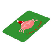 クリスマスカニカスタムマグネット マグネット (左側)