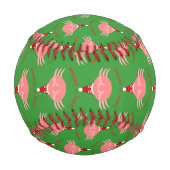 クリスマスカニ野球 野球ボール (裏面)