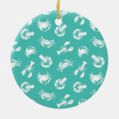 クリスマスカニ セラミックオーナメント (裏面)