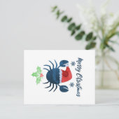 クリスマスカニ ポストカード (スタンド正面)