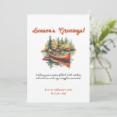 クリスマスカヌエバーグリーンレイクアウトドアアドベンチャー シーズンカード (スタンド正面)