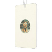 クリスマスカバプーのトナカイ犬サンタハットかわいいホリ カーエアーフレッシュナー (左)