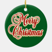 クリスマスカピバラセラミックオーナメント セラミックオーナメント (裏面)