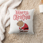 クリスマスカピバラ装飾用クッション クッション (ブランケット)