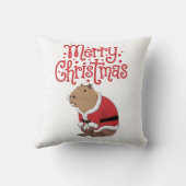クリスマスカピバラ装飾用クッション クッション (裏面)