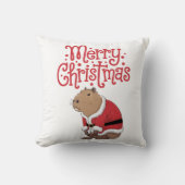 クリスマスカピバラ装飾用クッション クッション (正面)