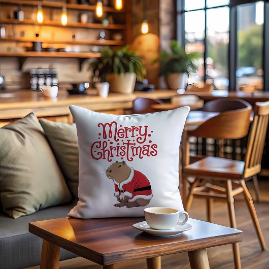 クリスマスカピバラ装飾用クッション クッション