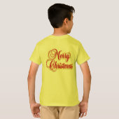 クリスマスカピバラ Tシャツ (裏面フル)