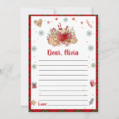 クリスマスカプセルノートカプセルノートメッセージカード 招待状 (正面)