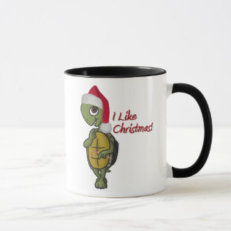 クリスマスカメのマグ マグカップ