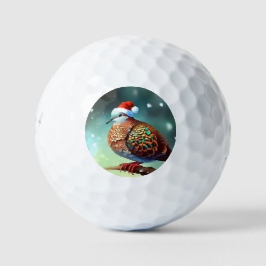 クリスマスカメの鳩(3) ゴルフボール (正面)