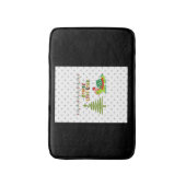 クリスマスカメのAラインのドレス バスマット (正面縦)