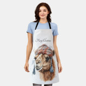クリスマスカメラ、カスタマイズ可能 エプロン (着用した状態)