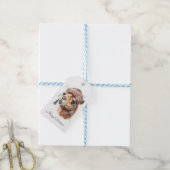 クリスマスカメラ、カスタマイズ可能 ギフトタグ (より糸付き)