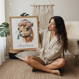 クリスマスカメラ、カスタマイズ可能 ポスター