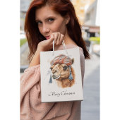 クリスマスカメラ、カスタマイズ可能 ミディアムペーパーバッグ