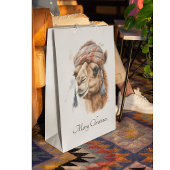 クリスマスカメラ、カスタマイズ可能 ミディアムペーパーバッグ