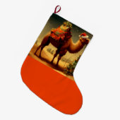 クリスマスカメル1 ラージクリスマスストッキング (正面 (吊り時))