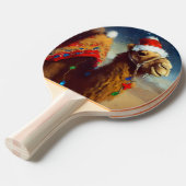 クリスマスカメル(3) 卓球ラケット (正面アングル)