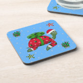 クリスマスカメ コースター (左側)