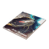 クリスマスカメ タイル (側面)