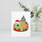 クリスマスカメ ポストカード (スタンド正面)