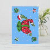 クリスマスカメ 招待状 (スタンド正面)