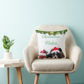 クリスマスカライヤーキングチャールズスパニエル犬ドッグ クッション (椅子)