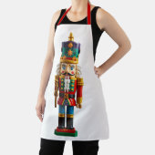 クリスマスカラフルのくるみ割り玩具 エプロン (インサイチュ)