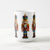 クリスマスカラフルのくるみ割り玩具 コーヒーマグカップ (中央)
