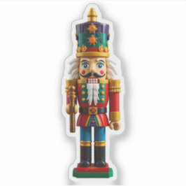 クリスマスカラフルのくるみ割り玩具 シール