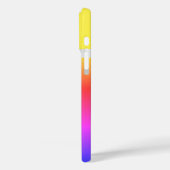 クリスマスカラフルの名パーソナライズされた称とイニシャル Case-Mate iPhoneケース (裏面 / 左)