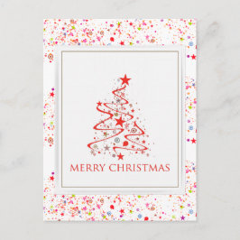 クリスマスカラフルはがき シーズンポストカード