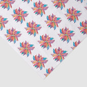 クリスマスカラフルウォーターカラーポインセチア 薄葉紙 (詳細)