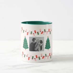 クリスマスカラフルカラーモダンノールクリスマス マグカップ