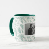 クリスマスカラフルカラーモダンノールクリスマス マグカップ (正面左)