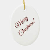 クリスマスカラフルセラミックオーナメント セラミックオーナメント (裏面)