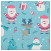 クリスマスカラフルデザイン ファブリック (見本)