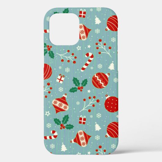 クリスマスカラフルパターン Case-Mate iPhoneケース (裏面)