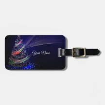 クリスマスカラフルパーティーツリーネイビーブルー素朴