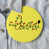 クリスマスカラフルライツラブ文字-45872 缶バッジ (インサイチュ)