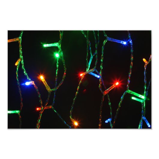 クリスマスカラフルライト フォトプリント            (正面)