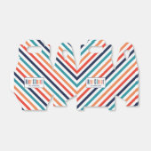 クリスマスカラフルレトロストライプメリーズ&ブライト フェイバーボックス (折り畳みなし)