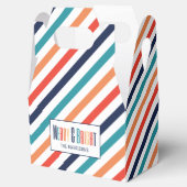 クリスマスカラフルレトロストライプメリーズ&ブライト フェイバーボックス (オープン)