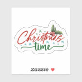 クリスマスカラフル応援シール シール (シート)